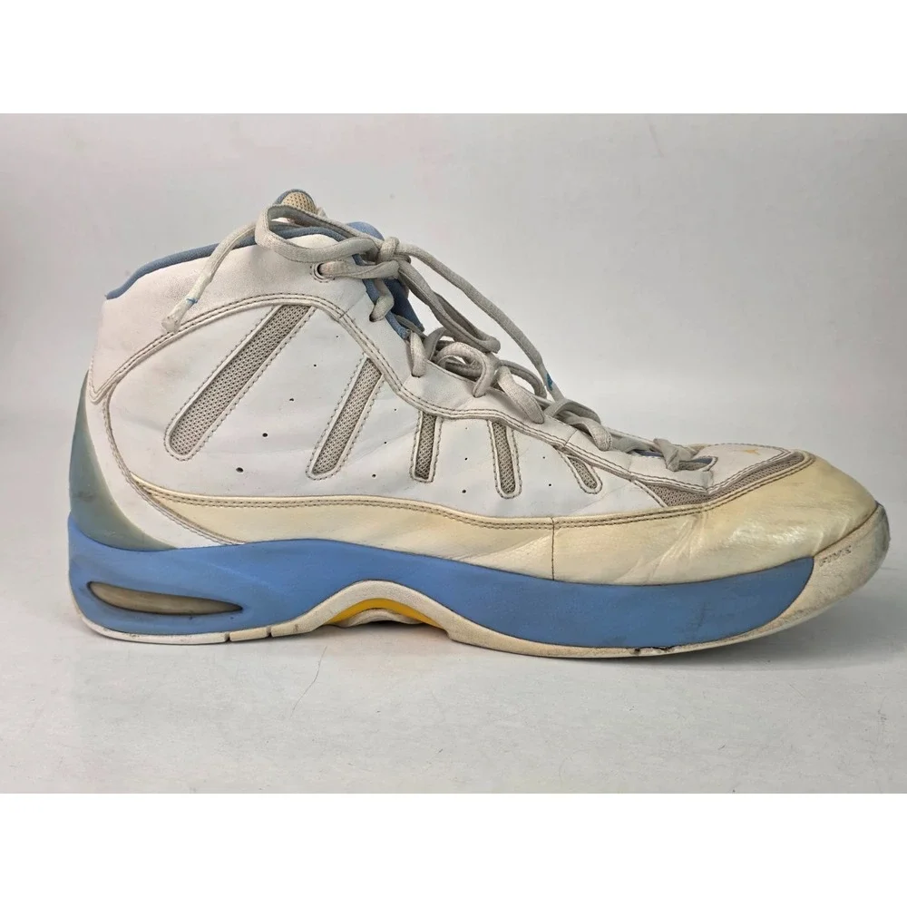 Jordan Melo M7 Carmelo Men's‎ Sneakers Size 12 White Blue Basketball Shoes